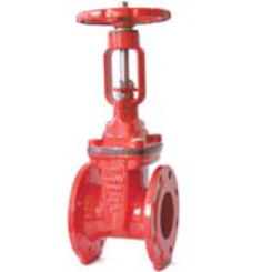BS5163 Resilient seated OS&Y gate valve-flange end